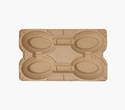 Cantaloupe pulp buffer tray