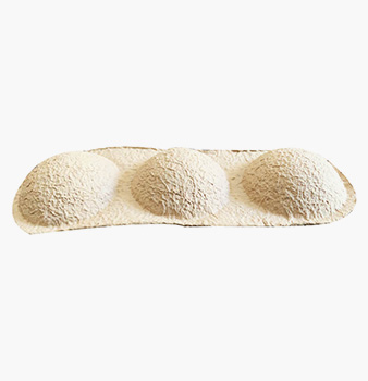 Cantaloupe pulp buffer tray